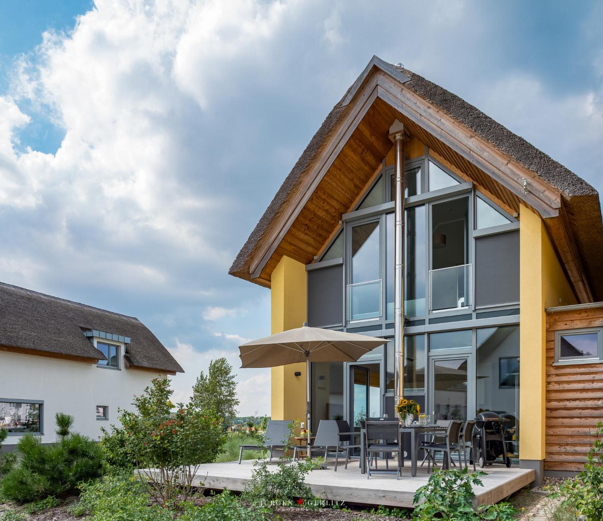 Ostsee - Reetdachhaus Nr 7 "Haddock" Im Strand Resort Heiligenhafen Eksteriør bilde